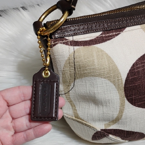 FIRM PRICE! RARE! New Coach Tonal Signature C  Hobo Shoulder Bag Dust Bag - Picture 2 of 16